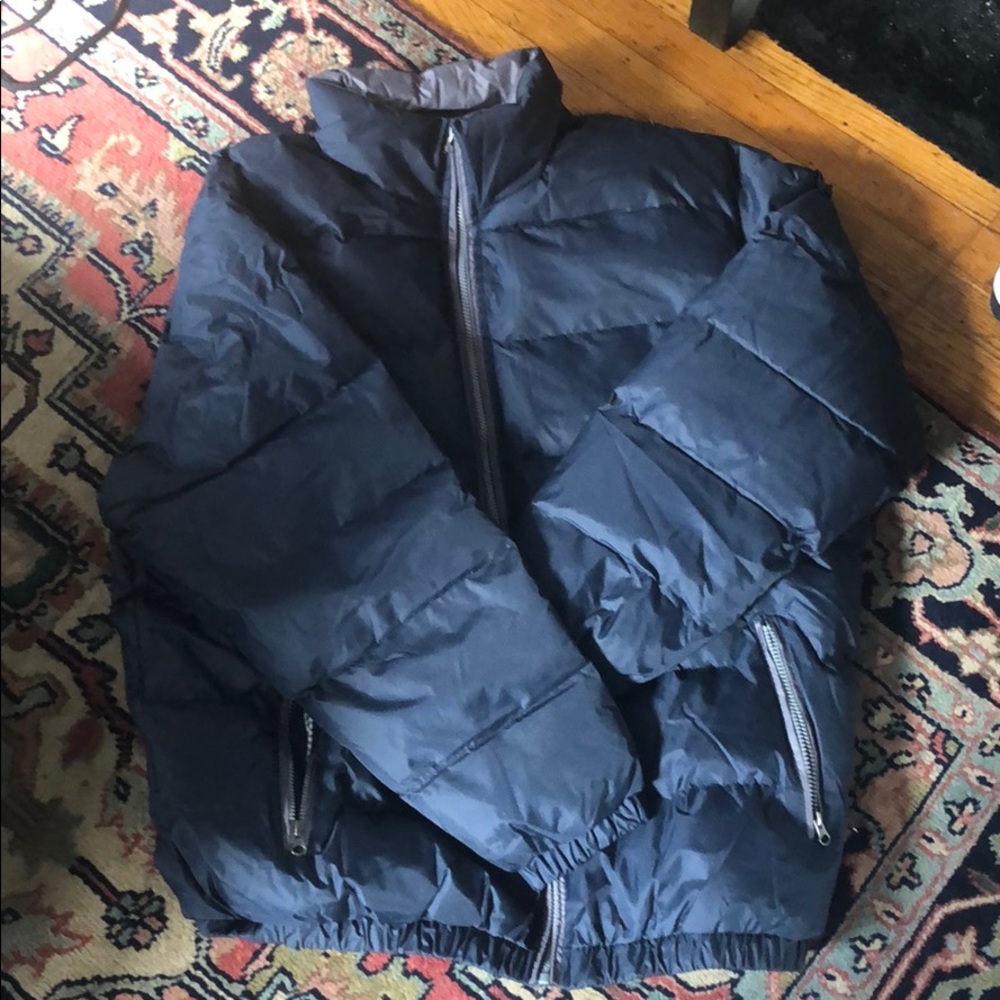 New Men’s Blue puffy jacket